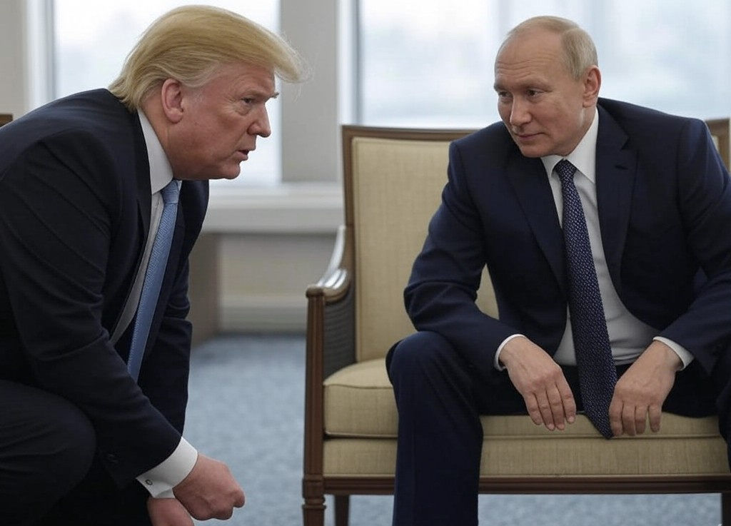 Donald Trump and Vladimir Putin JPP Blank Meme Template