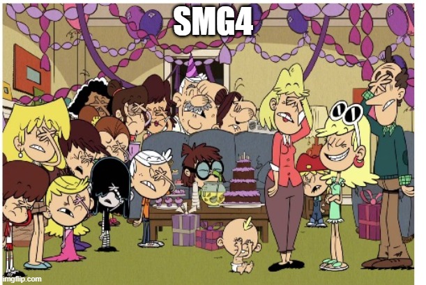 The Loud House does SMG4 | SMG4 | image tagged in the loud house facepalm | made w/ Imgflip meme maker