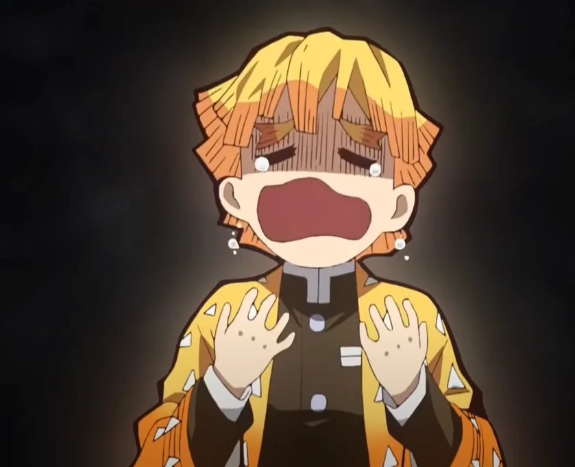 crying zenitsu Blank Meme Template