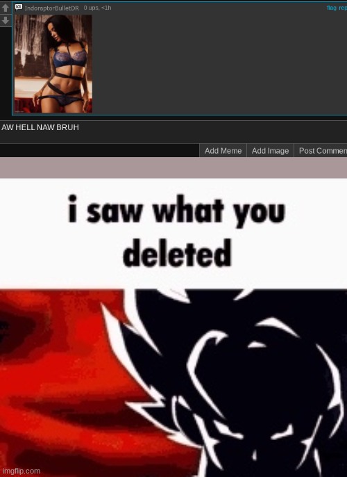 i saw what you deleted | image tagged in i saw what you deleted | made w/ Imgflip meme maker