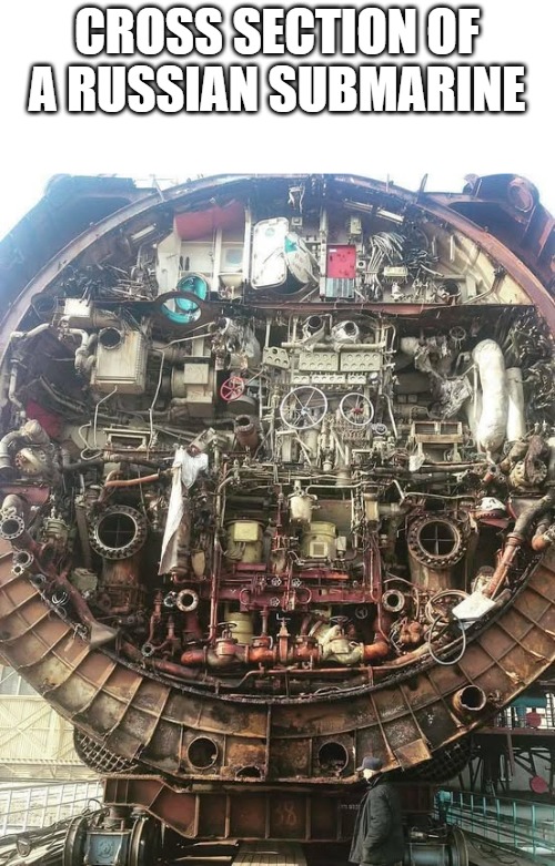 CROSS SECTION OF A RUSSIAN SUBMARINE | made w/ Imgflip meme maker