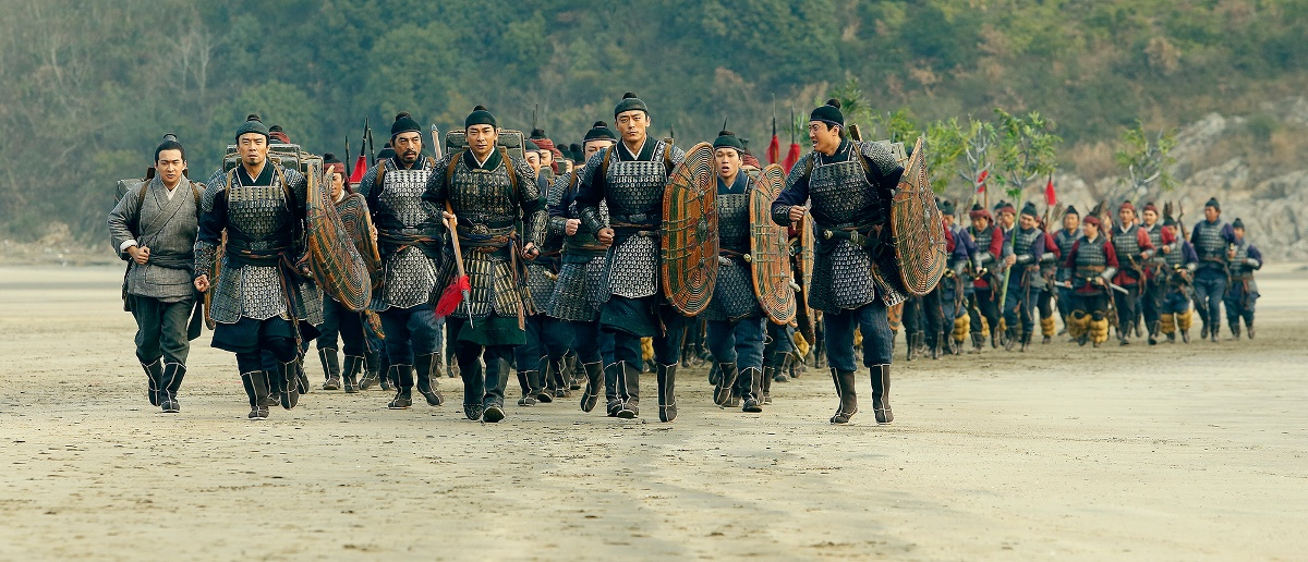 chinese warriors marching Blank Meme Template