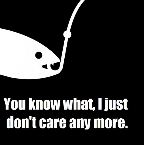 Bait doesn't care Blank Meme Template