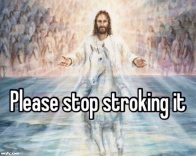 . | image tagged in please stop stroking it | made w/ Imgflip meme maker