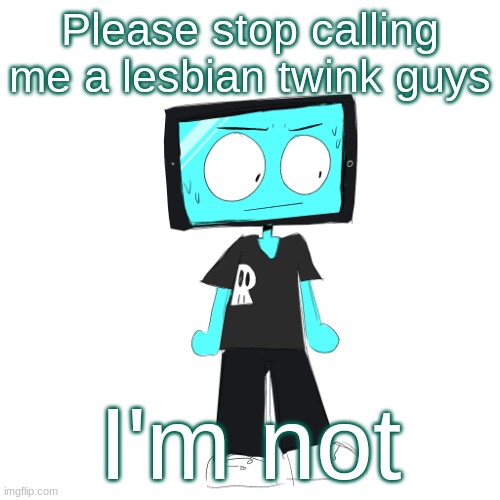 a psa on what NOT to do | Please stop calling me a lesbian twink guys; I'm not | image tagged in icyxd concerned | made w/ Imgflip meme maker