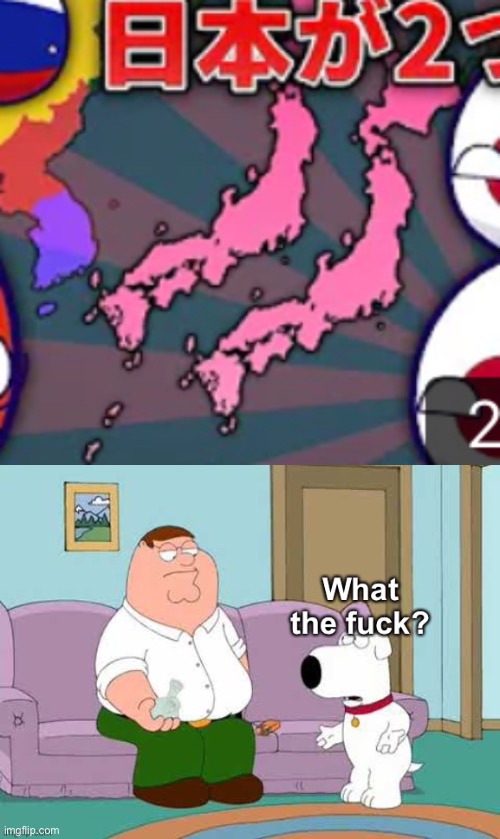 Who the fuck used the Cloning Machine on Japan? | image tagged in brian griffin wtf | made w/ Imgflip meme maker