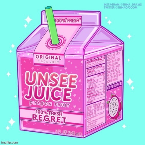Unsee juice (extra clean) Blank Meme Template