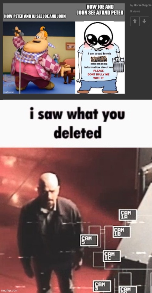 image tagged in i saw what you deleted | made w/ Imgflip meme maker