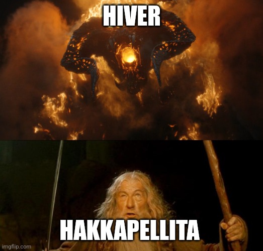 You shall not pass | HIVER; HAKKAPELLITA | image tagged in you shall not pass | made w/ Imgflip meme maker