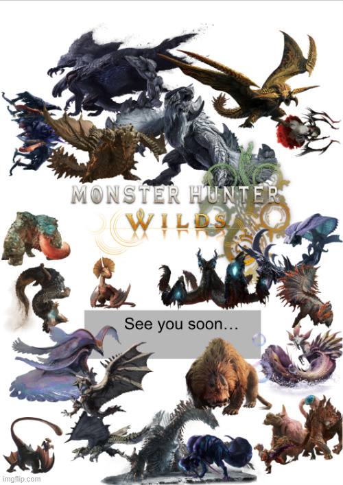 2 WEEKS LEFT... | image tagged in monster hunter | made w/ Imgflip meme maker