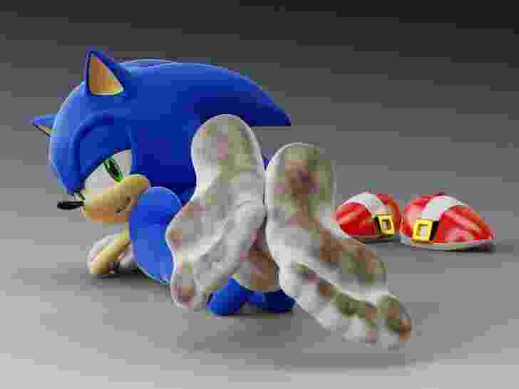 Sonic feet fetish Blank Meme Template