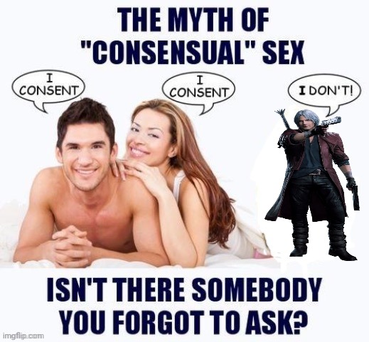 The myth of consensual X but blank | image tagged in the myth of consensual x but blank | made w/ Imgflip meme maker