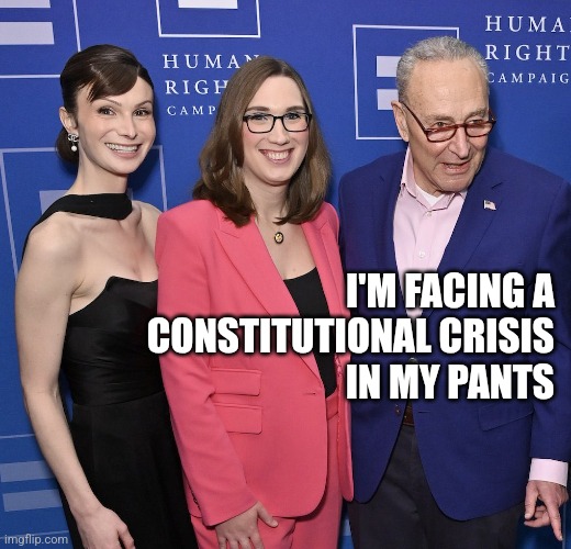 I'M FACING A
CONSTITUTIONAL CRISIS
IN MY PANTS | made w/ Imgflip meme maker