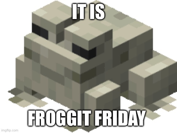 Froggit friday | IT IS; FROGGIT FRIDAY | image tagged in warm frog | made w/ Imgflip meme maker