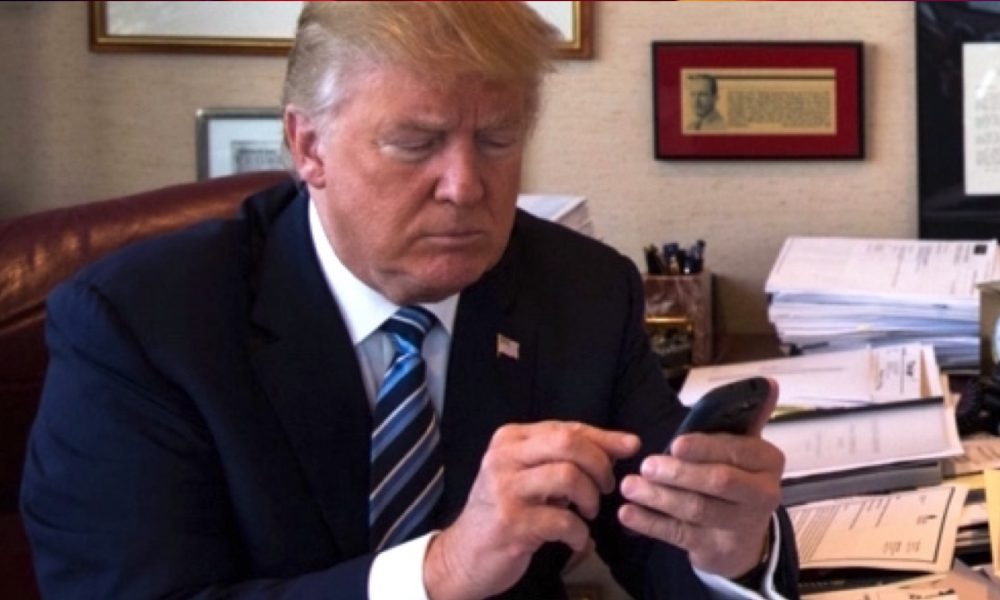 Pres. Musk's social media intern hard at work Blank Meme Template