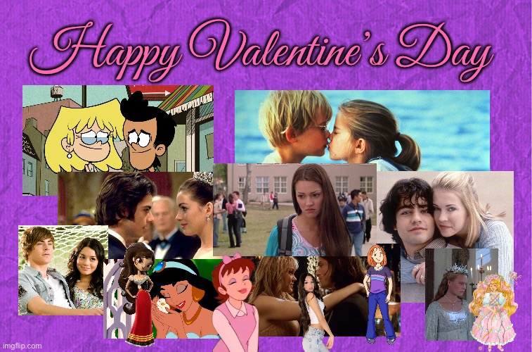 Happy Valentine’s Day 2025 (True Love) | Happy Valentine’s Day | image tagged in generic purple background,girls,pretty girl,girl,valentine's day,beautiful girl | made w/ Imgflip meme maker