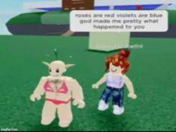 roses are red violets are blue god made me pretty what happened to you | image tagged in funny memes,roblox meme,shitpost,roblox shitpost,relatable memes,roses are red violets are are blue | made w/ Imgflip meme maker