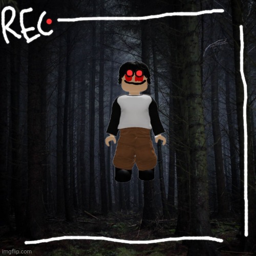 Sighting in iodina forest | image tagged in dark forest | made w/ Imgflip meme maker