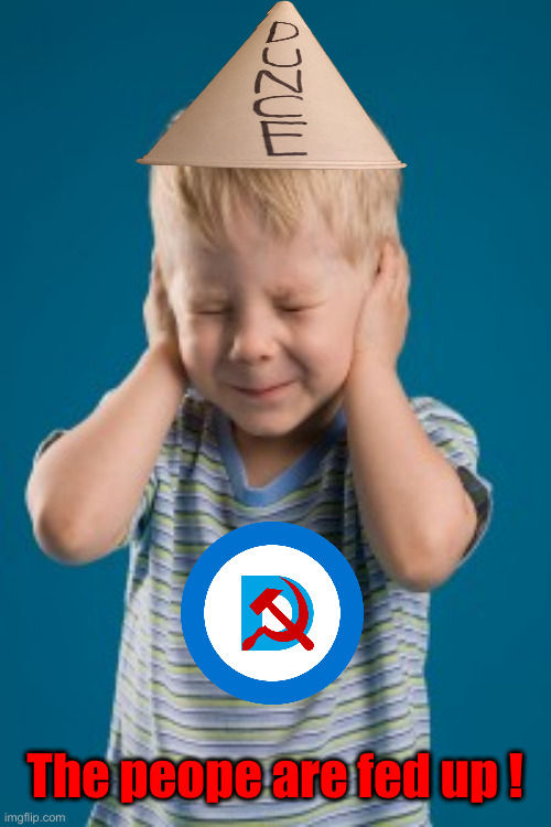 Democrats hands ears can't hear not listening denial establishme | The peope are fed up ! | image tagged in democrats hands ears can't hear not listening denial establishme | made w/ Imgflip meme maker