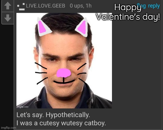 ^×^ | Happy Valentine's day! | made w/ Imgflip meme maker