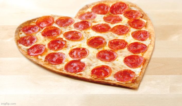 Heart Shaped Pizza, for Valatines Day.mp3 | image tagged in pizza for valentines day | made w/ Imgflip meme maker