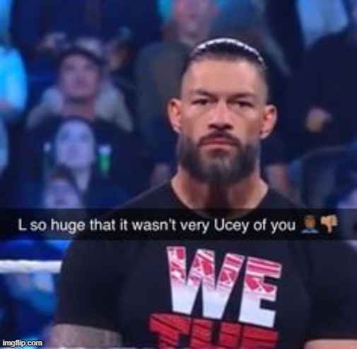 L so huge that it wasn't very Ucey of you | image tagged in l so huge that it wasn't very ucey of you | made w/ Imgflip meme maker