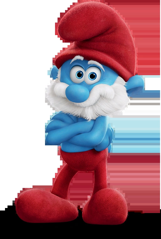 Smurfs: The Lost Village Papa Smurf Blank Meme Template