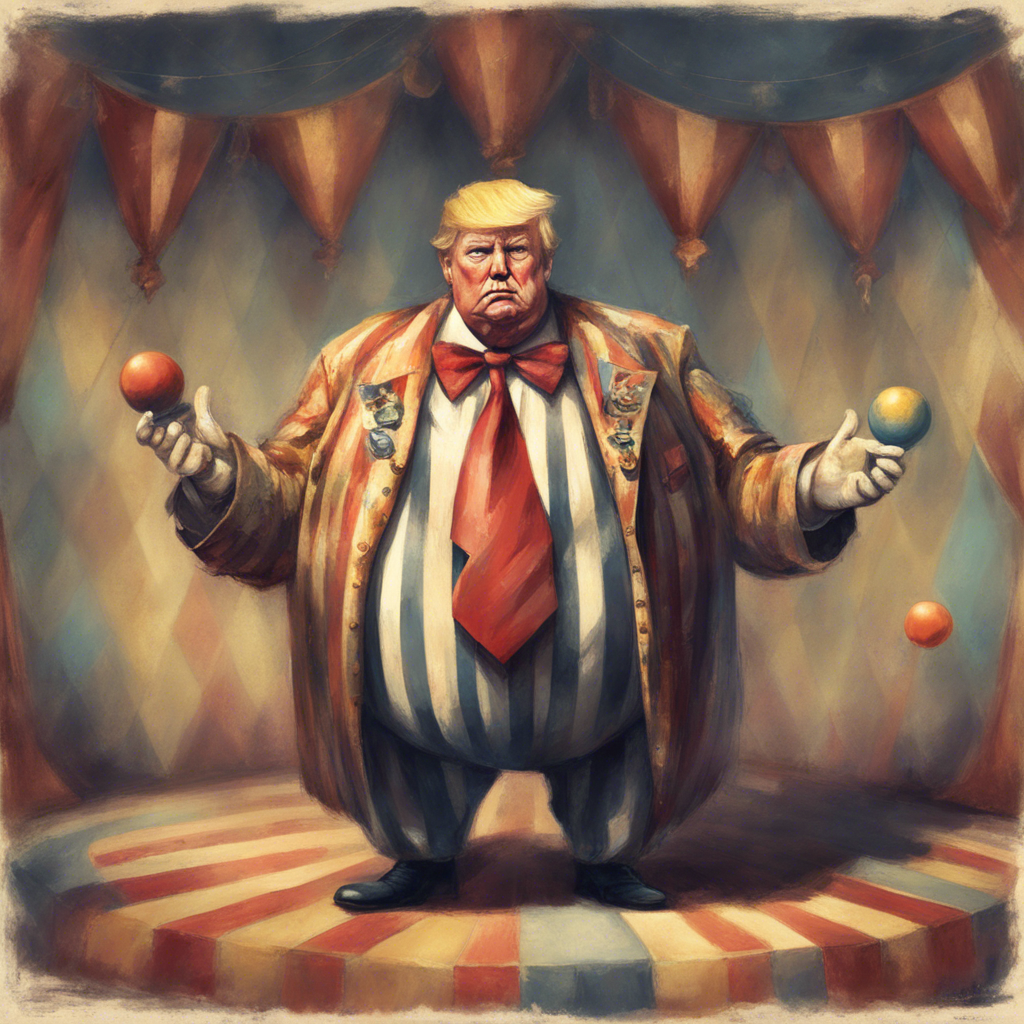 Donald Trump - Elect a Clown, Expect a Circus Blank Meme Template