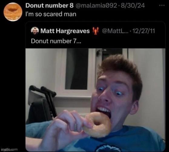 Repost | image tagged in donut | made w/ Imgflip meme maker