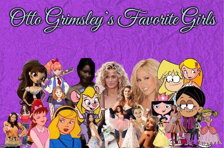 Otto Grimsley's Favorite Girls | Otto Grimsley’s Favorite Girls | image tagged in generic purple background,girls,ronnie anne santiago,lori loud,pretty girl,beautiful girl | made w/ Imgflip meme maker