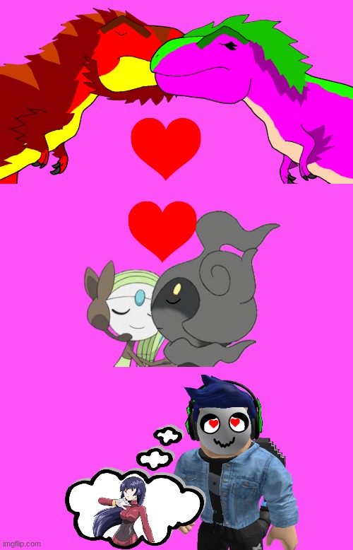 3 things I made for Valentine's day.mp3 | image tagged in happy valentine's day,tyrex and razer,kage and melody,blook x sabrina | made w/ Imgflip meme maker
