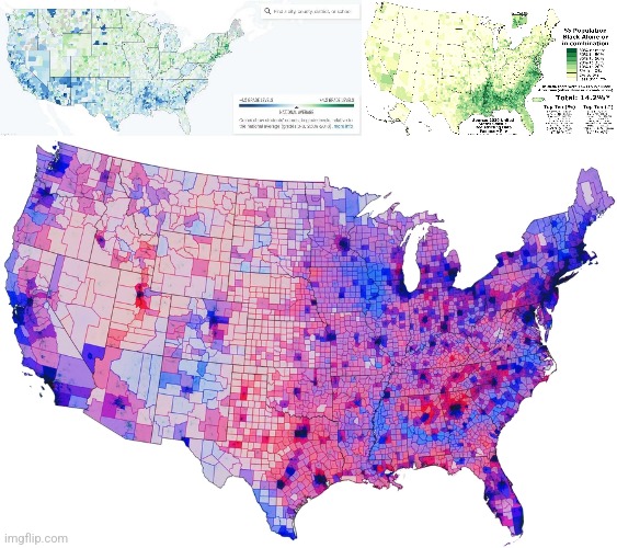 Heat map showing correlation between IQ, voting and race | image tagged in memes | made w/ Imgflip meme maker