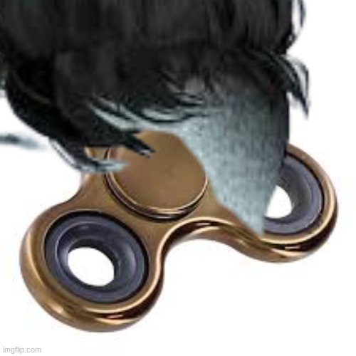 fidget spinner with a low taper fade | made w/ Imgflip meme maker