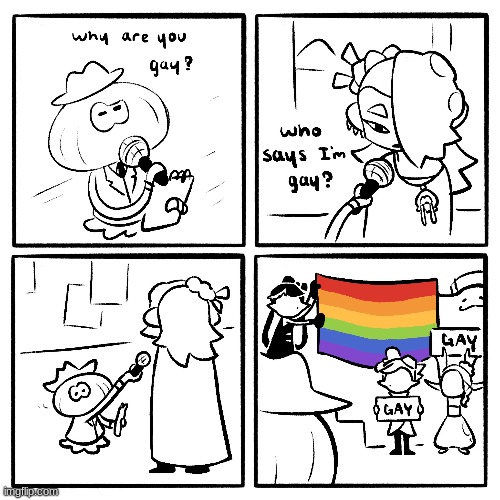 Shiver is gay | image tagged in lgbtq,splatoon | made w/ Imgflip meme maker