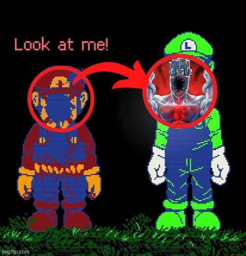 Lookalike | image tagged in lumpytouch,minos prime,ultrakill,mario | made w/ Imgflip meme maker