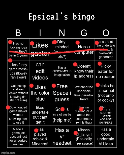 bingo | made w/ Imgflip meme maker