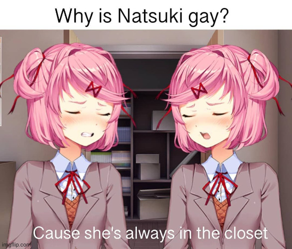 this made me want to rip my hair out. | image tagged in anime,ddlc,doki doki literature club | made w/ Imgflip meme maker