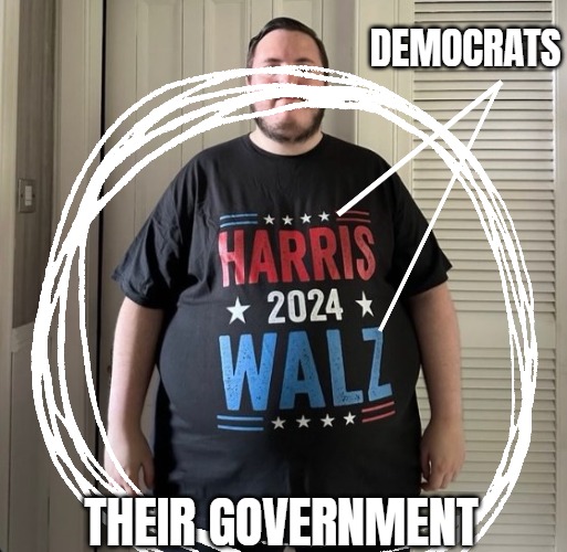 DEMOCRATS; THEIR GOVERNMENT | image tagged in american politics,funny,big government,democrats | made w/ Imgflip meme maker