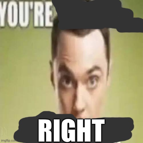 You’re wrong… sulfuric acid! | RIGHT | image tagged in you re wrong sulfuric acid | made w/ Imgflip meme maker