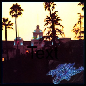 Hotel California album cover Blank Meme Template