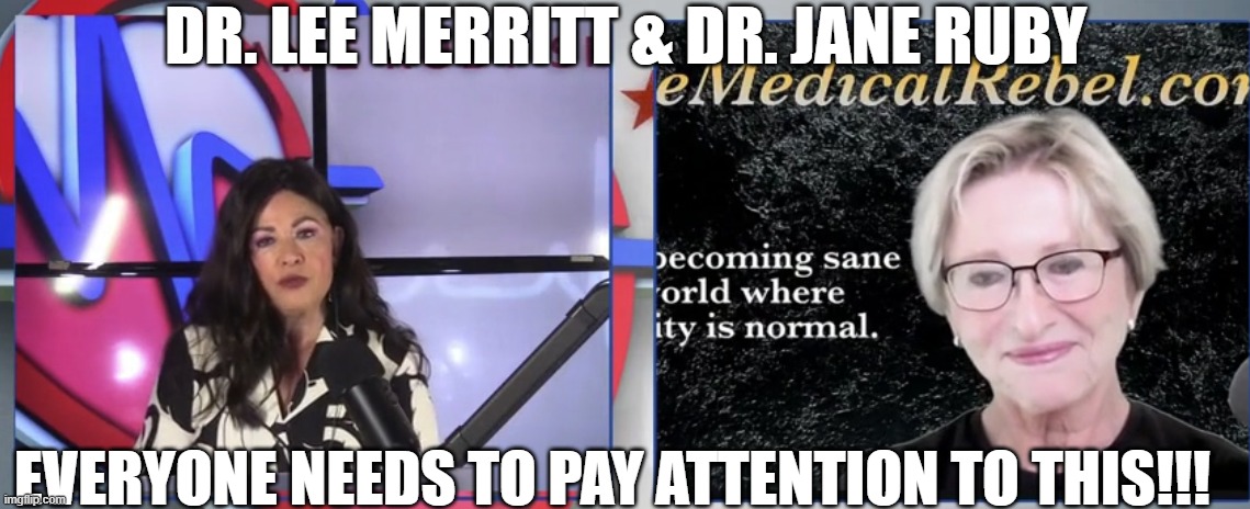 Dr. Lee Merritt & Dr. Jane Ruby: Everyone Needs to Pay Attention to This!!! (Video) 