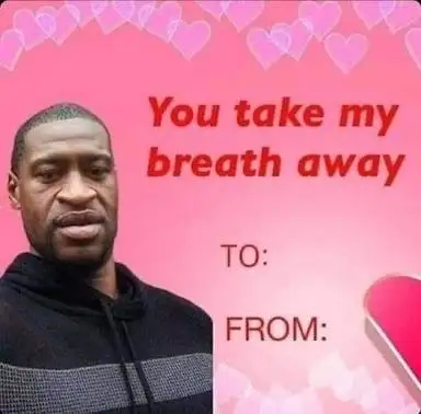 george droyd valentine Blank Meme Template