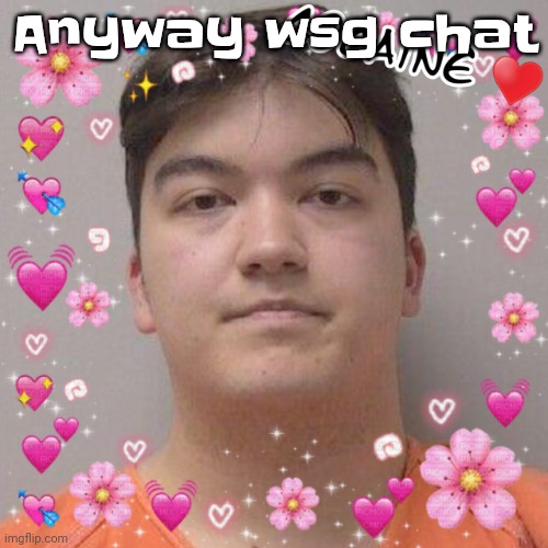 Larson | Anyway wsg chat | image tagged in larson | made w/ Imgflip meme maker