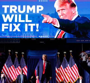 Trump will fix it! Blank Meme Template
