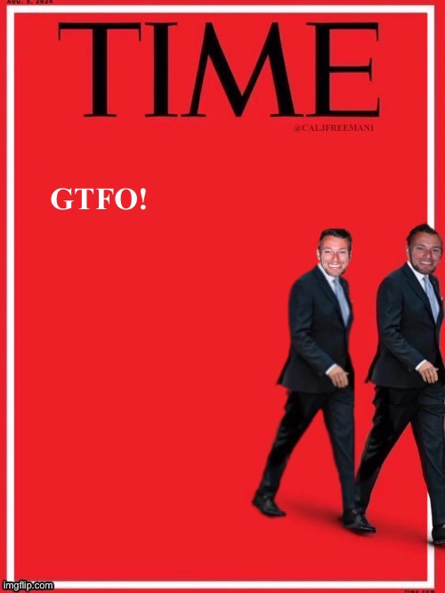 The Krassenstein Brothers, Kings of Shills and grifts | @CALJFREEMAN1; GTFO! | image tagged in maga,democrats,stupid liberals,elon musk buying twitter,time magazine person of the year,trump twitter | made w/ Imgflip meme maker