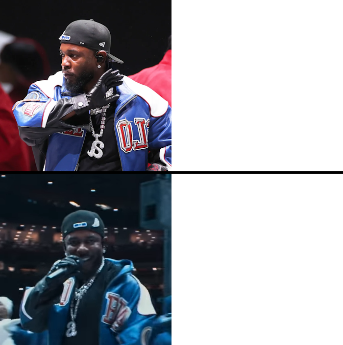 Kendrick Posting Blank Meme Template