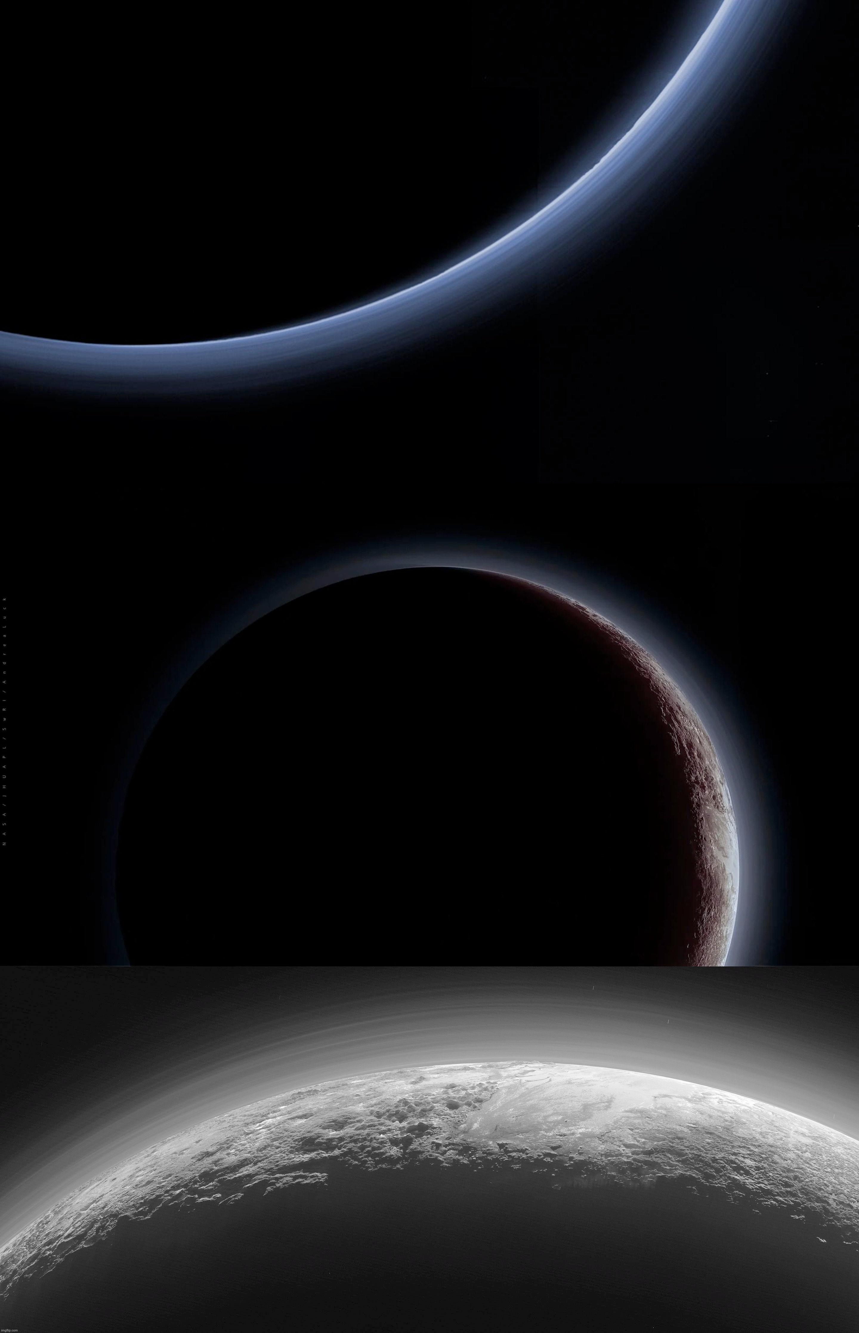 All real photos taken by NASA of Pluto | made w/ Imgflip meme maker