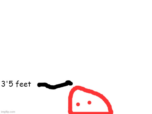 blobie rp woohoo | 3'5 feet | made w/ Imgflip meme maker