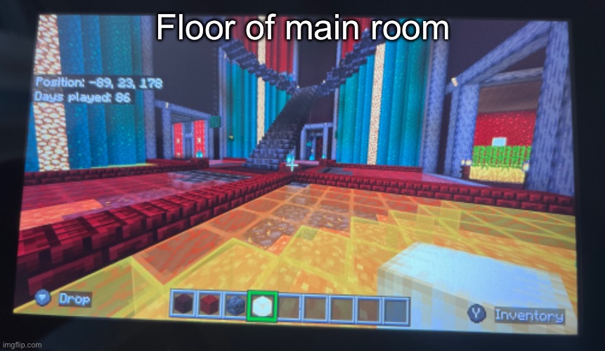 Floor of main room | made w/ Imgflip meme maker