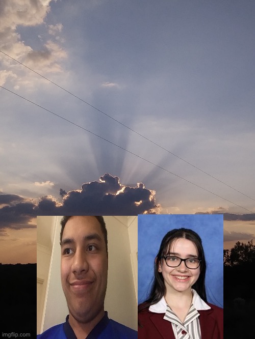 Elia Vaine Tanga (Me) And Genna Windsor Sings Save Your Tears by The Weeknd ft Ariana Grande | image tagged in sunset | made w/ Imgflip meme maker